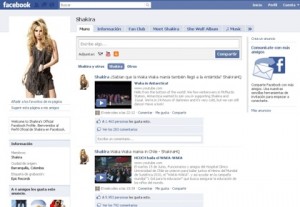 Facebook Shakira