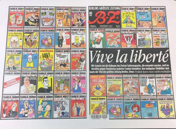 Charlie Hebdo Alemania BZ