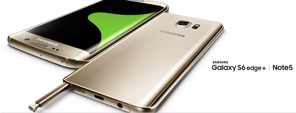 Samsung Galaxy Note 5 y Galaxy S6 Edge Plus