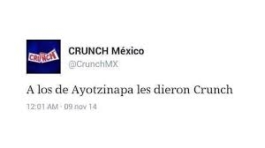 Crunch-Nestlé-Ayotzinapa