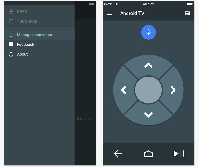 Android TV Interfaz App