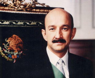Carlos Salinas de Gortari cuando era presidente.