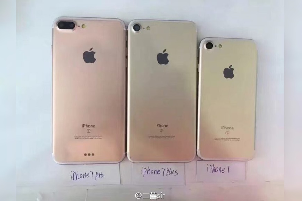 iPhone 7 tres modelos