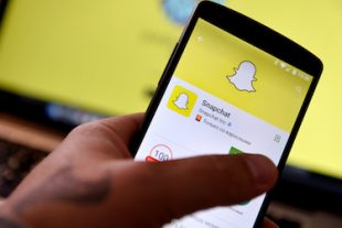 Snapchat Application-Bigstock
