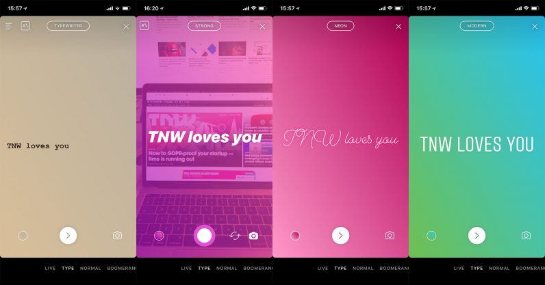 Instagram-Type-Stories-The Next Web